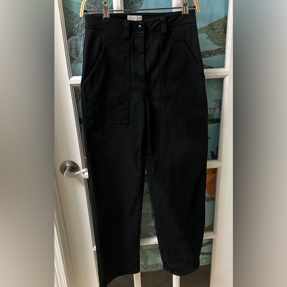 Wilfred Free Charcoal Wide-Leg Pants - Picture 2 of 7